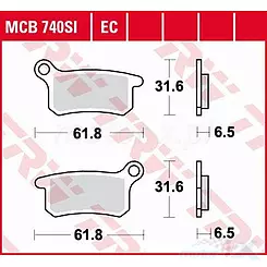 Klocki hamulcowe Sinter Offroad KH357 TRW Lucas MCB740SI