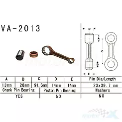 Korbowód Vesrah VA-2013