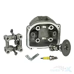 Głowica kompletna 52.40mm 125cc bez EGR zestaw 152QMI/157QMJ (GY6 125-150) 4T