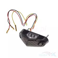 Lampa uniwersalna tylna LED, dymiony klosz, homologacja