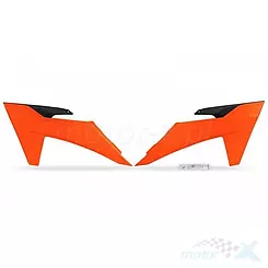 Osłony chłodnicy, pomaranczowe fluo, UFO Plast KT05011FFLU