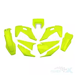 Zestaw osłon nadwozia żółty fluo UFO Plast Husqvarna TE / FE