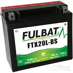 Akumulator bezobsługowy FULBAT FTX20L-BS (YTX20L-BS) 175x87x155mm 12V 18Ah 270CCA