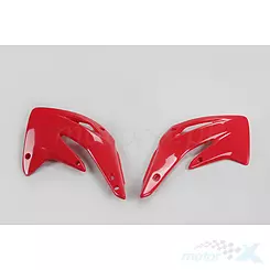 Osłony chłodnicy czerwone  UFO Plast Honda CR 85 03-22 