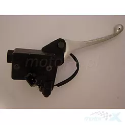 POMPA HAMULCA HYDRAULICZNEGO przód KPL. (POMPA CZARNA; DŹWIGNIA CHROM) prawa (Z AUTOMATEM STOPU) (J304)