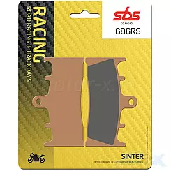 Klocki hamulcowe  spiekane SBS Sinter Racing 686RS