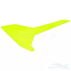 Osłony tylne górne komplet, prawa + lewa, żółte fluorescencyjne, Polisport