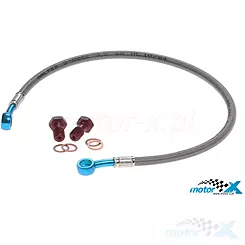 Przewód hamulcowy Galfer, tył, srebrny (Yamaha YZF 1000 R1 04-05)