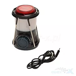 Lampa turystyczna, camping, LED, światło białe ciepłe, funkcja Power Bank