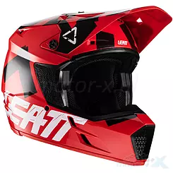 Kask motocyklowy Offroad LEATT MOTO 3.5 V22 RED