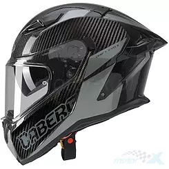 Kask integralny z blendą Caberg Drift Evo II Carbon Nova Grey (Pinlock) szary/czarny