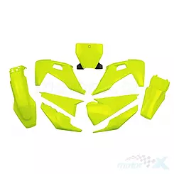 Zestaw osłon nadwozia żółty fluo UFO Plast Husqvarna TC / FC