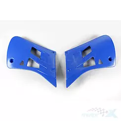 Osłony chłodnicy niebieskie UFO Plast TM Racing 80 / 125 / 250 99-00