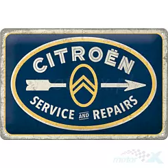 Tablica, plakat 20x30 cm, tłoczona blacha, citroen sewrvice 22328