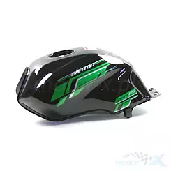 Zbiornik paliwa czarno zielony Barton Sprint 2 50 4T