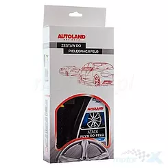 Zestaw do czyszczenia felg (płyn do felg + szczotka do felg), Autoland Car Care, 700ml