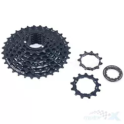 Wolnobieg rowerowy, 8 rzędów, Shimano, typ HG-31, 11-32 zębów, kaseta 11-13-15-18-21-24-28-32