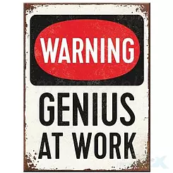 Magnes 6x8cm Genius at Work Nostalgic Art 14352
