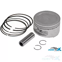 Tłok kompletny Malossi Aluminium 290cc (B), d.74.00mm, Aprilia / Malaguti / MBK / Yamaha 250-300 4T