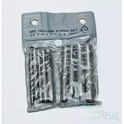 Wybijaki do uszczelek od 2.5mm  do 10mm  9 sztuk