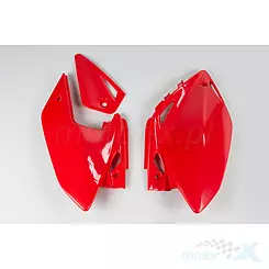 Osłony tylne górne komplet czerwony UFO Plast Honda CRF 450 X 05-16