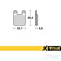 Klocki hamulcowe przednie Prox KH115 (37.102102) KTM SX 60/65 '98-01