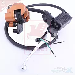Hamulec kompletny przedni model 2008 Romet 737 / 717 stary model / Azel Samar