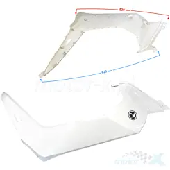 Osłona przednia dolna prawa biała Barton X-Trail 125 / Romet XDV 125
