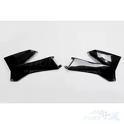Osłony chłodnicy czarne  UFO Plast  KTM SX 85 06-12