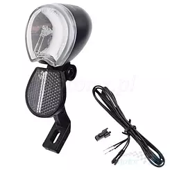 Lampa przednia, e-rower 6V