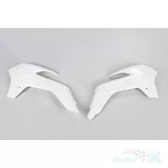 Osłony chłodnicy białe  UFO Plast  KTM SX 85 13-17