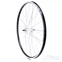 Felga przednia, koło rowerowe 26", O/AG MOTORS V, czarna, aluminium