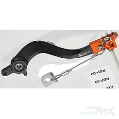 Dźwignia hamulca nożnego, pomarańczowa, Accel RBP09OR, KTM 