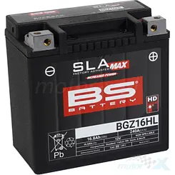 Akumulator bezobsługowy BGZ16HL MAX (YTX14HL,YTX14L,YTX14L-BS), BS Battery, 12V 16Ah 150x88,5x145mm 240CCA