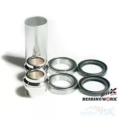 Łożyska koła przedniego z uszczelniaczami i tulejami, oś 22mm, Bearing Worx WRK60017 (25-1402)