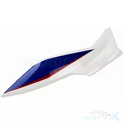 Osłona tylna górna prawa biało niebieska Romet Arrow Fly / Barton FR
