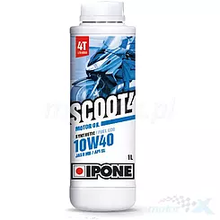 Olej silnikowy IPONE Scoot 4 półsyntetyczny 10W40 4T 2L