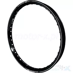 Felga, obręcz koła szprychowego, 1.60x21", na 36 szprych, czarna, kształt H, Excel Rim A60 ICK608
