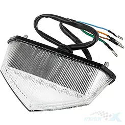 Lampa tylna + kierunkowskazy LED 5-kabli Derbi Senda