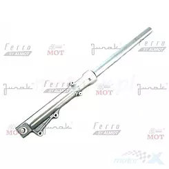 Amortyzator przedni lewy, 37x870mm, srebrny, Junak M11 125 / M11 320