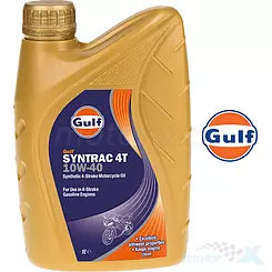 Olej silnikowy 4T  GULF SYNTRAC 4T 10W40 syntetyczny 1L