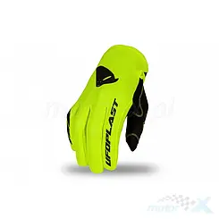 Rękawice motocyklowe dziecięce, żółte fluo, UFO Plast Skill Junior