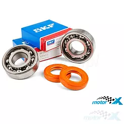Łożyska wału korbowego z uszczelniaczami Stage6 R/T Metal C3, Aprilia / Derbi / Gilera (EBE / EBS / D50B)