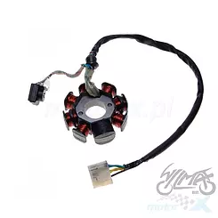 Stator iskrownik, stojan alternatora, 8 cewek, 5 pinów żeńskich / 5 przewodów WM156FMI 4T 125 OHC AC