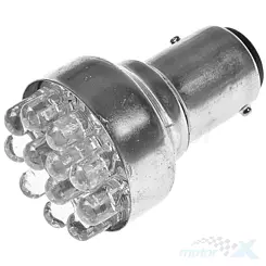 Żarówka tylna/stop LED BAY15D 12V 12xLED, biała