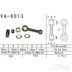 Korbowód Vesrah VA-6013