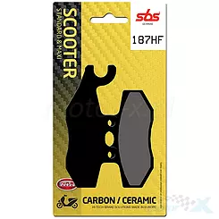 Klocki hamulcowe ceramiczne SBS Ceramic Street 187HF