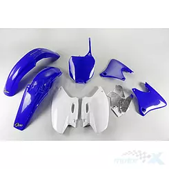 Zestaw osłon nadwozia biało-niebieski UFO Plast Yamaha YZF 426 00-02