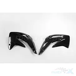 Osłony chłodnicy czarne UFO Plast Honda CR 85 03-22 