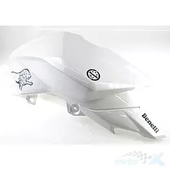 Osłona zbiornika paliwa prawa, biała 005Z, Benelli BN 125 Euro 4